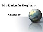 Distribution for Hospitality