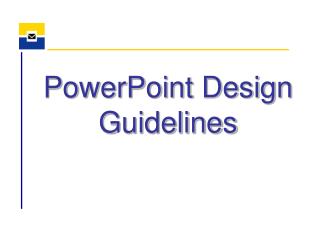 PowerPoint Design Guidelines