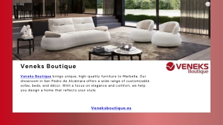 High-Quality Sofa Beds Marbella - Veneks Boutique