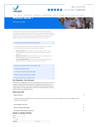 Complete Guide to Australian Work Visas