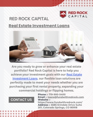 Real Estate Investment Loans