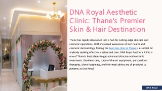 Best skin Clinic In Thane, DNA Royal Aesthetic Clinic (1)