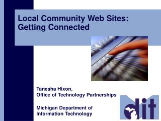 Local Community Web Sites: Getting Connected