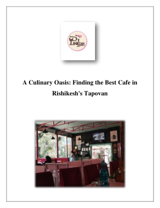 best cafe in tapovan rishikesh
