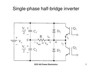 Single-phase half-bridge inverter