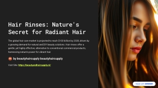 Hair Rinses: Natural DIY Remedies for Strong, Shiny & Healthy Hair
