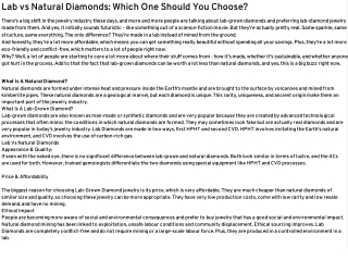 Lab Grown Diamond Jewelry