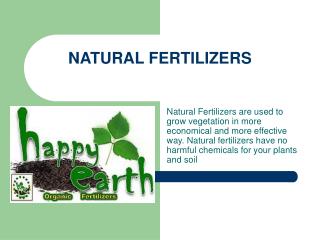 Natural Fertilizer