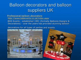 balloon decorators