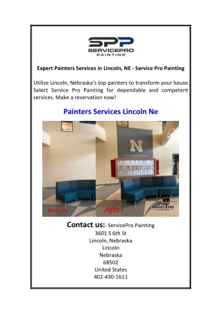 Expert Painters Services in Lincoln, NE - Service Pro Painting