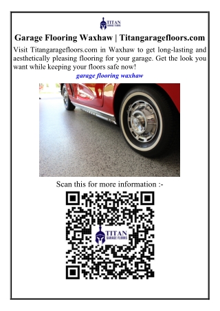 Garage Flooring Waxhaw  Titangaragefloors.com