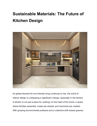 Sustainable Materials_ The Future of Kitchen Design