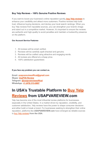 Top Guide,on which way to Buy Yelp Reviews