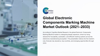Global Electronic Components Marking Machine Market Outlook-