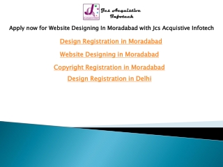 Apply now for Website Designing In Moradabad with Jcs Acquistive Infotech