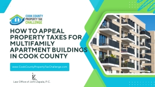 How To Appeal Property Taxes For Multifamily Apartment Bbuildings in Cook County