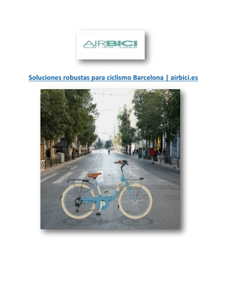 Bicicletas de estilo italiano Barcelona | airbici.es