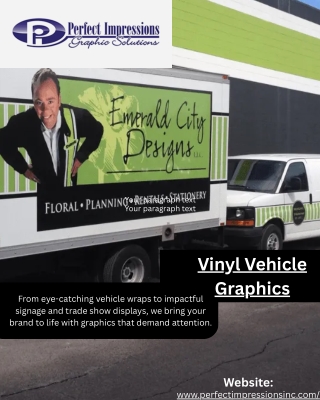 Professional Vinyl Vehicle Graphics by Perfect Impressions