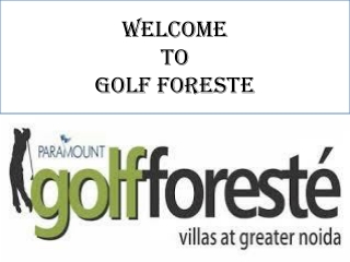 paramount golf foreste