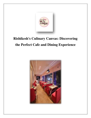 restaurants in rishikesh