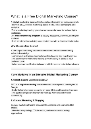 digital marketing article