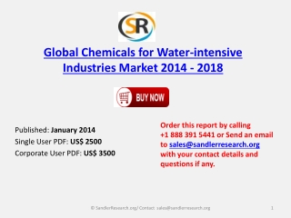 Global Chemicals for Water-intensive Industries