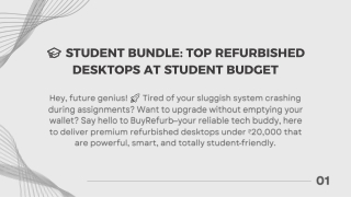 Top Refurbished Desktops at Student Budget