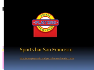 Sports Bar San Francisco