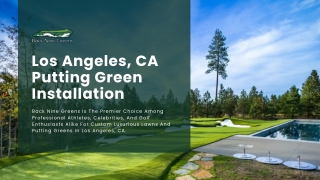 Artificial Turf Installation Los Angeles