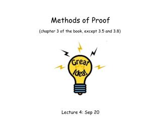 Methods of Proof