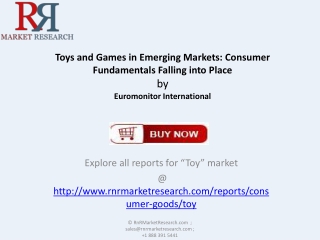 Growth of Toys and Games Industry