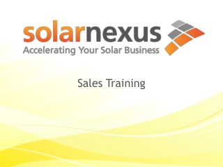 SolarNexus Sales Training