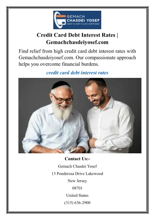 Credit Card Debt Interest Rates  Gemachchasdeiyosef.com