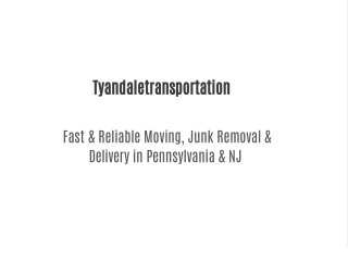 Tyandaletranspottation