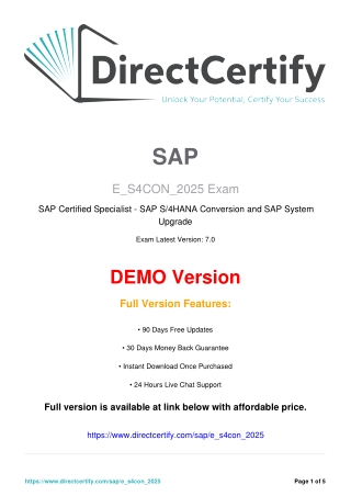 SAP Activate for S/4HANA Cloud PE – Full Exam PDF with Updated Q&A