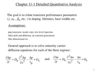 Chapter 11-1 Detailed Quantitative Analysis