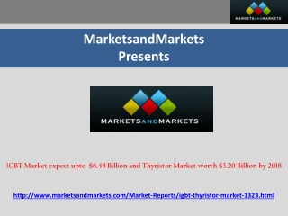 IGBT Market expect upto $6.48 Billion and Thyristor Market