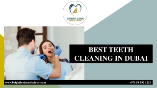 BEST TEETH CLEANING IN DUBAI