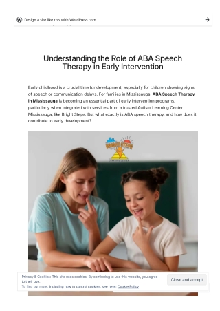 Aba Speech Therapy in Mississauga