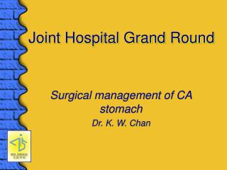Joint Hospital Grand Round
