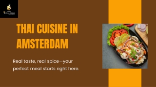 Discover Authentic Thai Cuisine in Amsterdam | Royal Thai