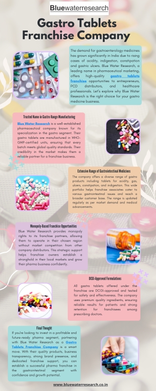 Gastro Tablets Franchise Company