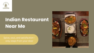Finding an Indian Restaurant Near Me in Amsterdam | Indian Restaurant Gandhi