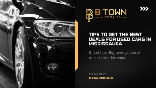 Tips to Get the Best Deals for Used Cars in Mississauga