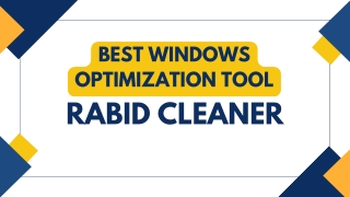 Best Windows Optimization Tool to Boost Your PC Speed Instantly