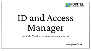 Best id and access manager for contact center 