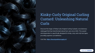 Kinky Curly Original Curling Custard Styling Gel