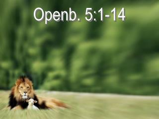 Openb. 5:1-14