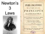 Newton s 3 Laws