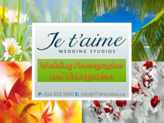 Wedding Photographer and Videographer
